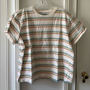 LL Bean Multi-color Striped Tee